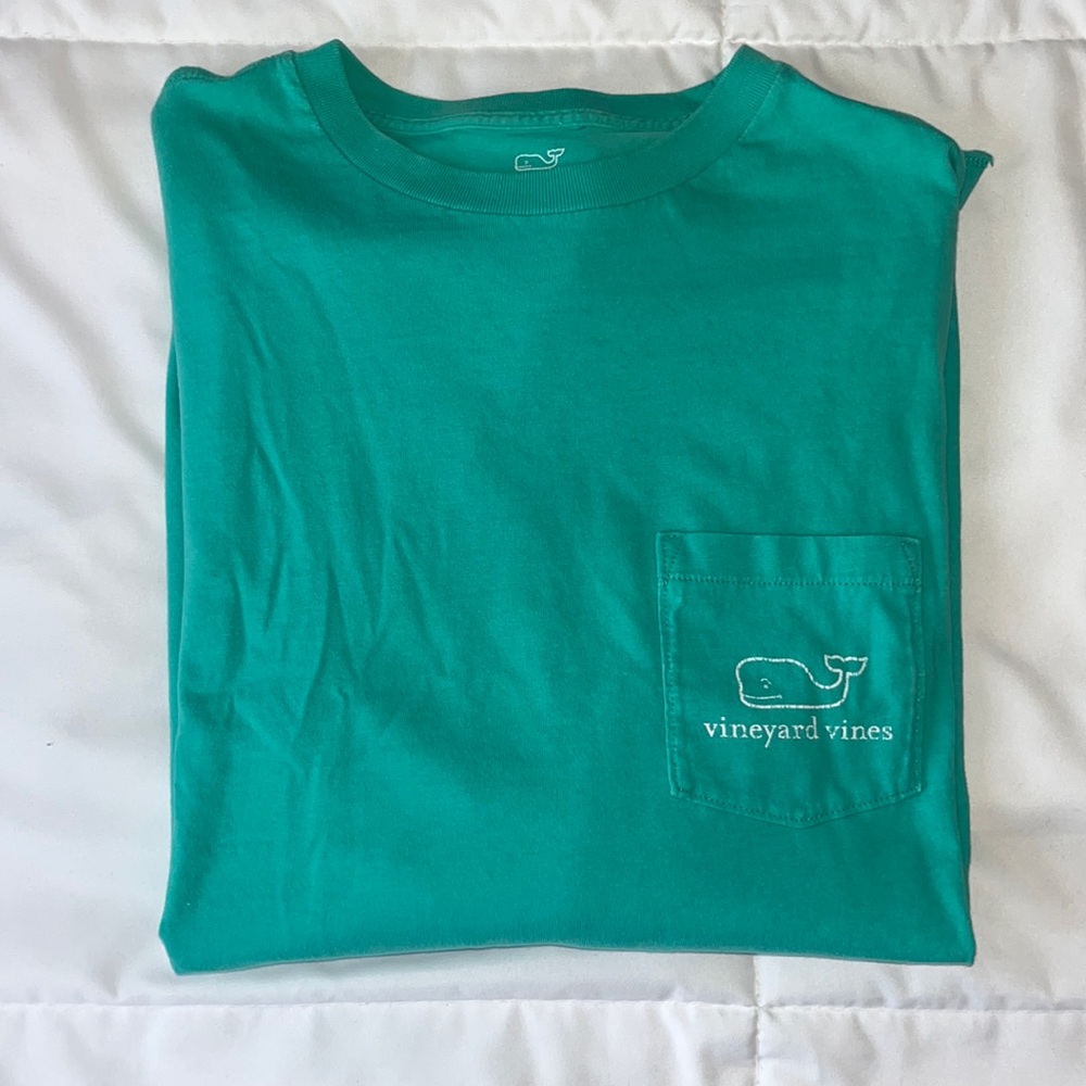 Vineyard Vines Long Sleeve Teal Shirt